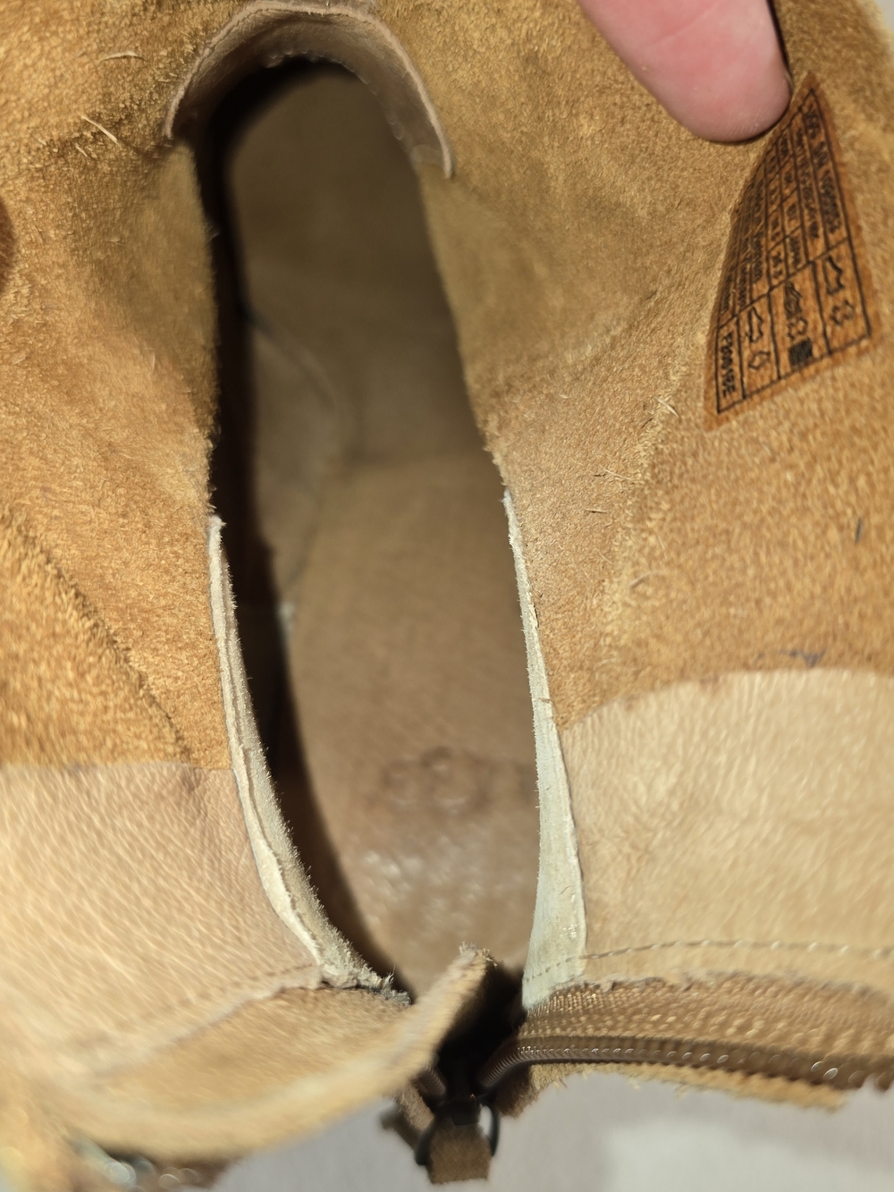 UGG Bandara Chestnut Suede Western Ankle Boots Size 8.5 Worn Once - Picture 9 of 9